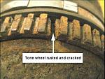 Click image for larger version

Name:	cracked tone wheel.JPG
Views:	68
Size:	32.9 KB
ID:	103945